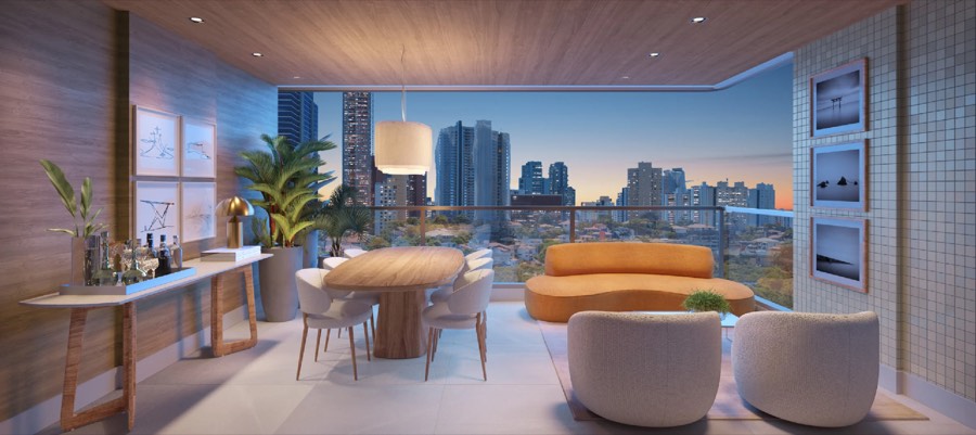 Lodge Caminho das Árvores | 3 Suítes, 120 m² e Apenas 2 Apartamentos por Andar — Planta principal