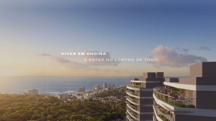 Mirador Ondina — 3 suítes, 117,40 m² e lazer home resort — Apartamento padrão — 3 suítes